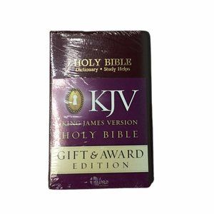 Holy Bible King James Version Gift & Award Edition Dictionary New Sealed